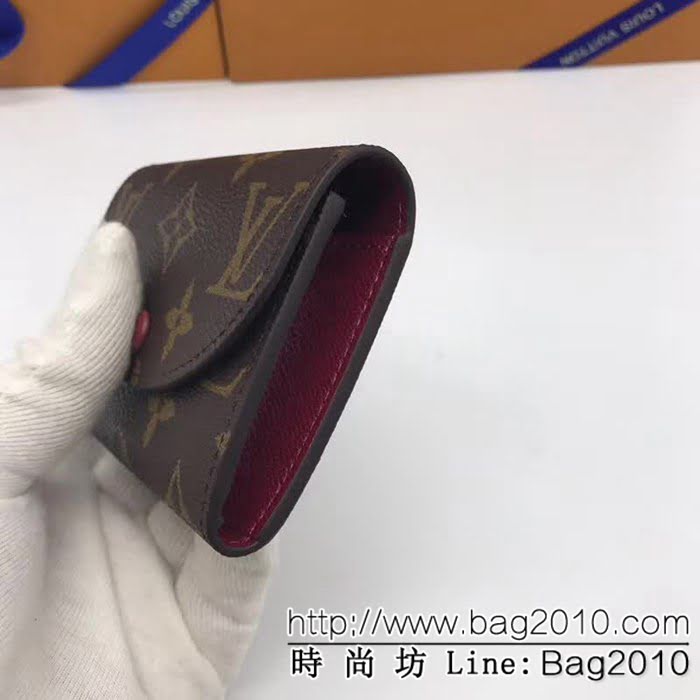 路易威登LV頂級原單 M41939紫海外原單 多彩信封式零錢包 女士錢包 ZY1062